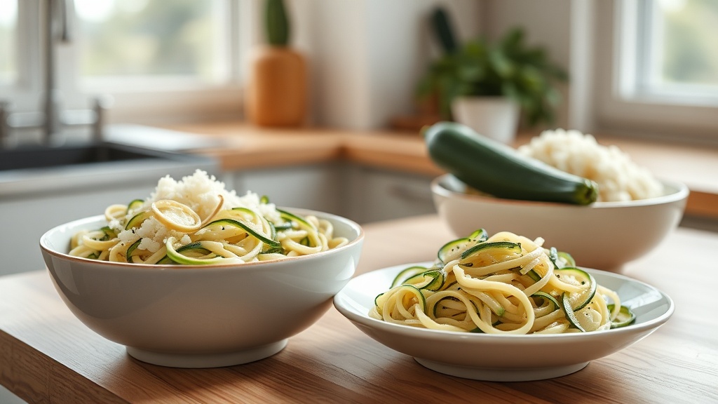 Keto swaps for pasta, rice, bread and potatoes