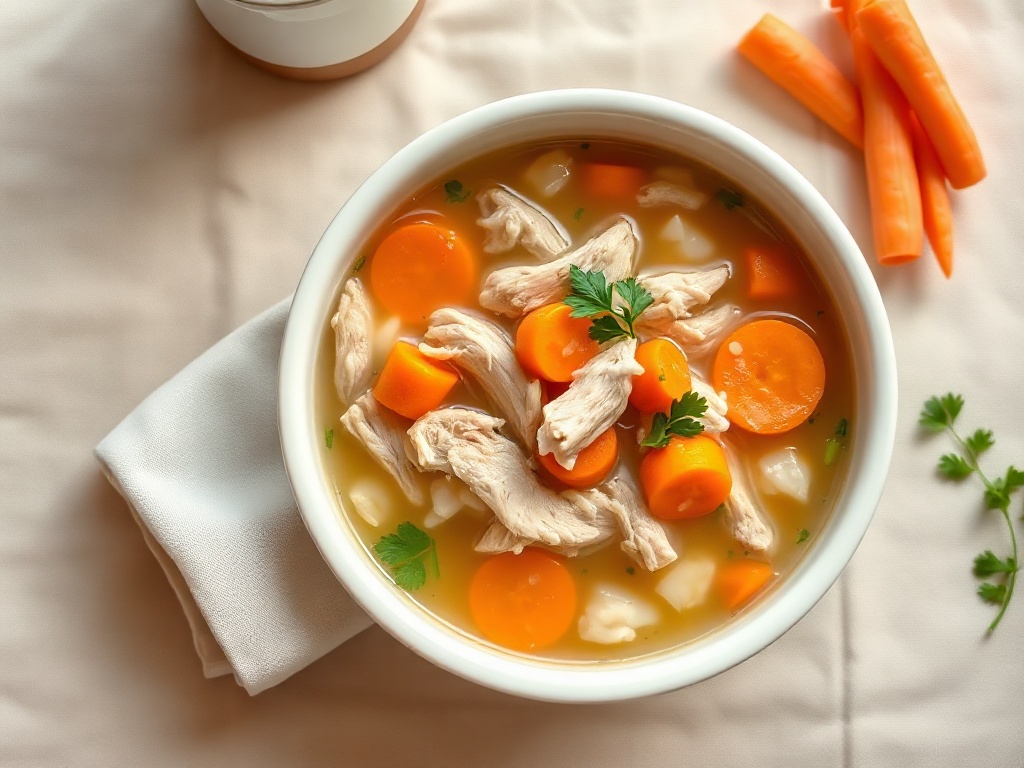 Gentle Chicken and Rice Soup